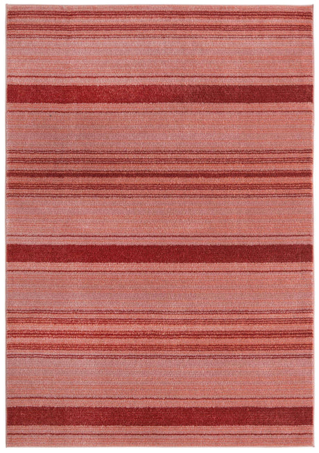 Rusty Pink Rose 5' 3 x 8' Gemstone Rectangle Area Rug Polypropylene Contemporary Carpet Easy Clean Stain Resistant for Home Design Decorating for Sale at Rug Engine