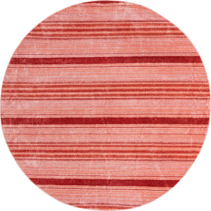 Rusty Pink Rose 10' 2 x 10' 2 Gemstone Round Area Rug Polypropylene Contemporary Carpet Easy Clean Stain Resistant for Home Design Decorating for Sale at Rug Engine