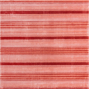 Rusty Pink Rose 9' 10 x 9' 10 Gemstone Square Area Rug Polypropylene Contemporary Carpet Easy Clean Stain Resistant for Home Design Decorating for Sale at Rug Engine