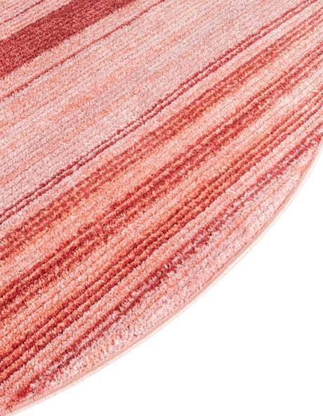Rusty Pink Rose 7' 10 x 10' 2 Gemstone Oval Area Rug Polypropylene Contemporary Carpet Easy Clean Stain Resistant for Home Design Decorating for Sale at Rug Engine