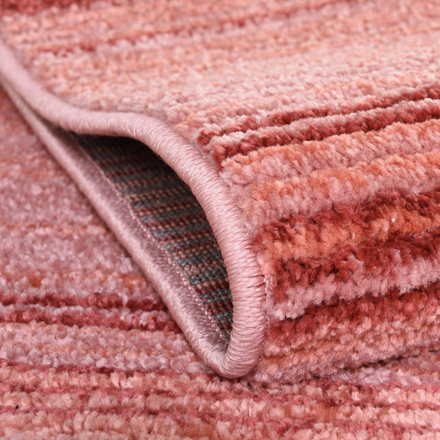 Rusty Pink Rose 4' 1 x 4' 1 Gemstone Octagon Area Rug Polypropylene Contemporary Carpet Easy Clean Stain Resistant for Home Design Decorating for Sale at Rug Engine