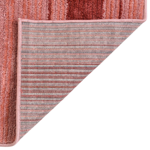 Rusty Pink Rose 4' 1 x 4' 1 Gemstone Octagon Area Rug Polypropylene Contemporary Carpet Easy Clean Stain Resistant for Home Design Decorating for Sale at Rug Engine