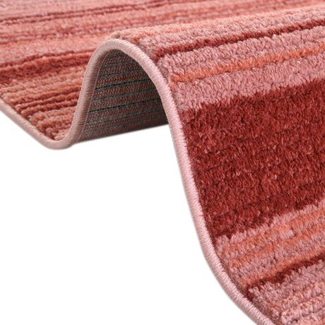 Rusty Pink Rose 4' 1 x 4' 1 Gemstone Octagon Area Rug Polypropylene Contemporary Carpet Easy Clean Stain Resistant for Home Design Decorating for Sale at Rug Engine
