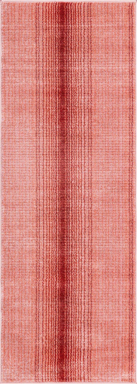 Rusty Pink Rose 2' 2 x 5' 11 Gemstone Runner Area Rug Polypropylene Contemporary Carpet Easy Clean Stain Resistant for Home Design Decorating for Sale at Rug Engine