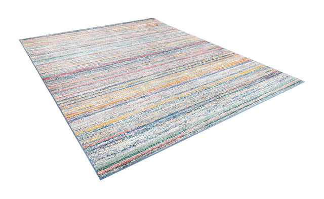 Multicolor 9' x 12' Gemstone Rectangle Area Rug Polypropylene Contemporary Carpet Easy Clean Stain Resistant for Home Design Decorating for Sale at Rug Engine