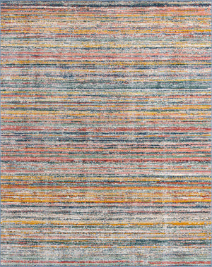 Multicolor 9' x 12' Gemstone Rectangle Area Rug Polypropylene Contemporary Carpet Easy Clean Stain Resistant for Home Design Decorating for Sale at Rug Engine