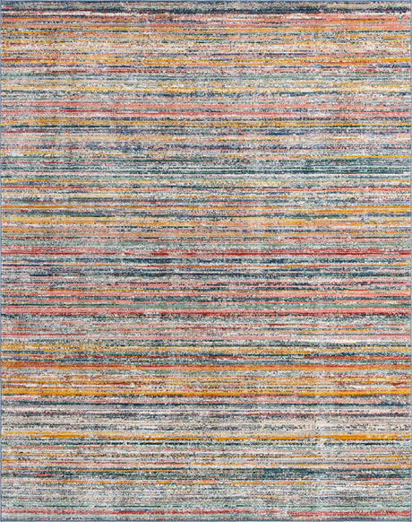 Multicolor 9' x 12' Gemstone Rectangle Area Rug Polypropylene Contemporary Carpet Easy Clean Stain Resistant for Home Design Decorating for Sale at Rug Engine