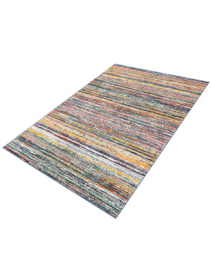 Multicolor 6' 1 x 9' 2 Gemstone Rectangle Area Rug Polypropylene Contemporary Carpet Easy Clean Stain Resistant for Home Design Decorating for Sale at Rug Engine