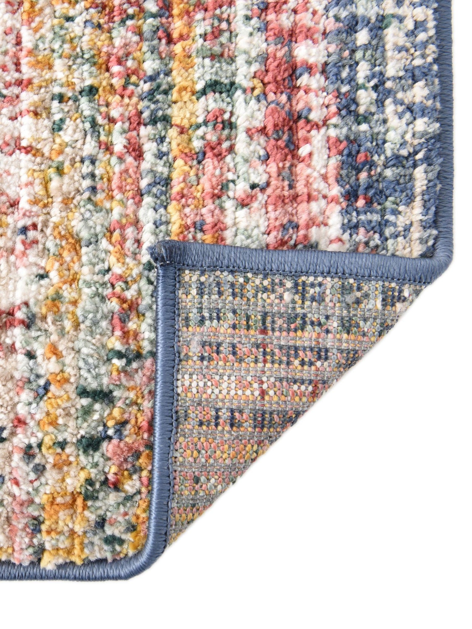 Multicolor 6' 1 x 9' 2 Gemstone Rectangle Area Rug Polypropylene Contemporary Carpet Easy Clean Stain Resistant for Home Design Decorating for Sale at Rug Engine
