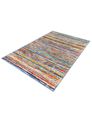 Multicolor 4' 1 x 6' 3 Gemstone Rectangle Area Rug Polypropylene Contemporary Carpet Easy Clean Stain Resistant for Home Design Decorating for Sale at Rug Engine