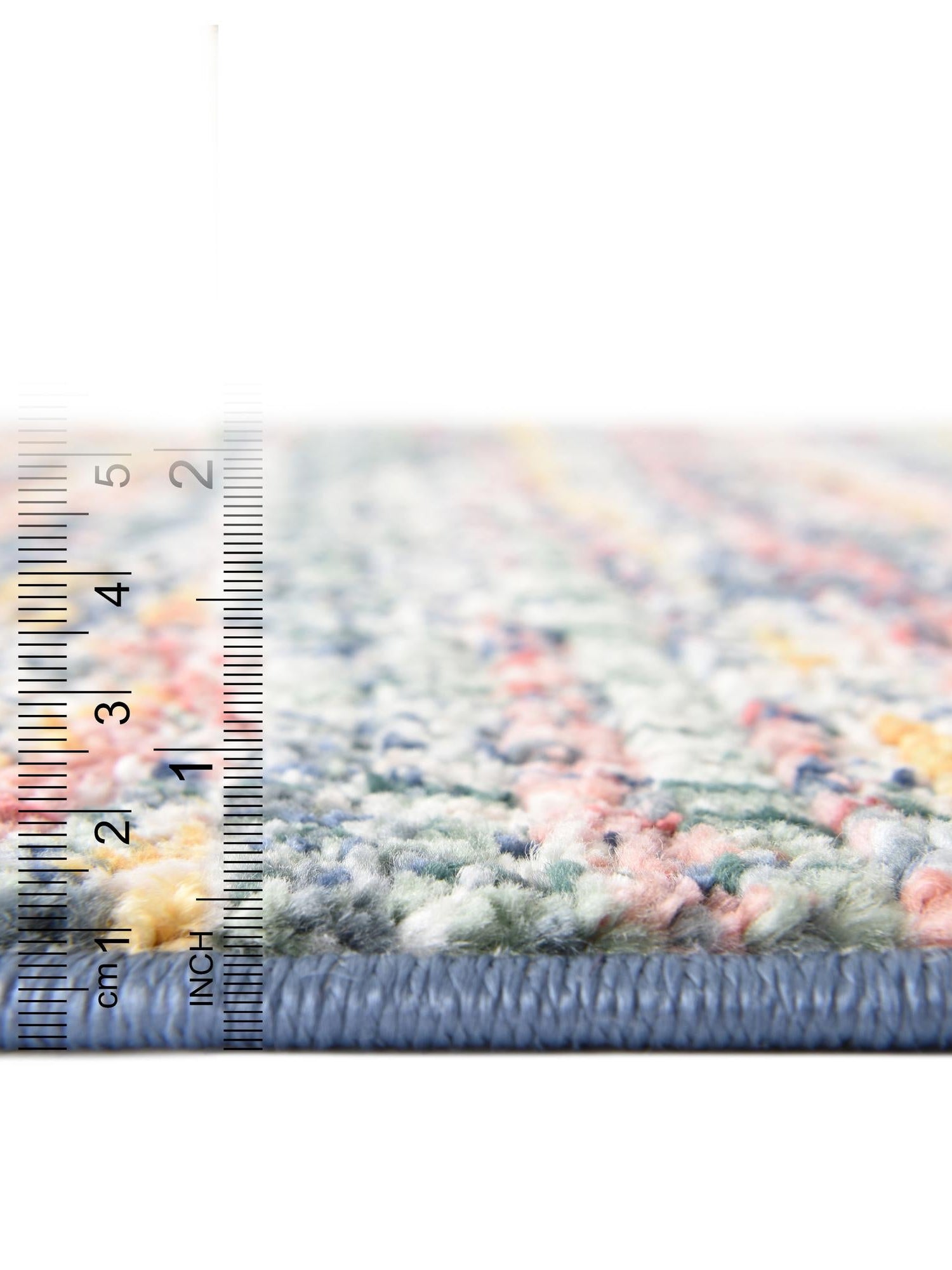 Multicolor 2' 2 x 5' 1 Gemstone Runner Area Rug Polypropylene Contemporary Carpet Easy Clean Stain Resistant for Home Design Decorating for Sale at Rug Engine