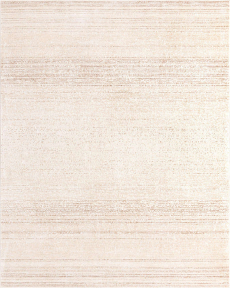Ivory 9' x 12' Gemstone Rectangle Area Rug Polypropylene Contemporary Carpet Easy Clean Stain Resistant for Home Design Decorating for Sale at Rug Engine