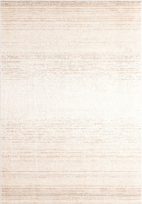 Ivory 6' 1 x 9' 2 Gemstone Rectangle Area Rug Polypropylene Contemporary Carpet Easy Clean Stain Resistant for Home Design Decorating for Sale at Rug Engine