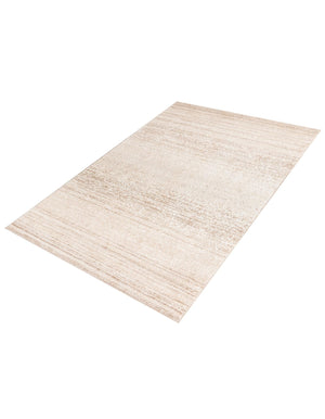 Ivory 5' 3 x 8' Gemstone Rectangle Area Rug Polypropylene Contemporary Carpet Easy Clean Stain Resistant for Home Design Decorating for Sale at Rug Engine
