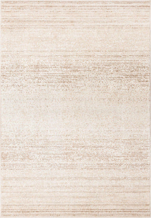 Ivory 5' 3 x 8' Gemstone Rectangle Area Rug Polypropylene Contemporary Carpet Easy Clean Stain Resistant for Home Design Decorating for Sale at Rug Engine