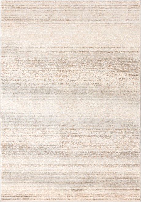 Ivory 5' 3 x 8' Gemstone Rectangle Area Rug Polypropylene Contemporary Carpet Easy Clean Stain Resistant for Home Design Decorating for Sale at Rug Engine
