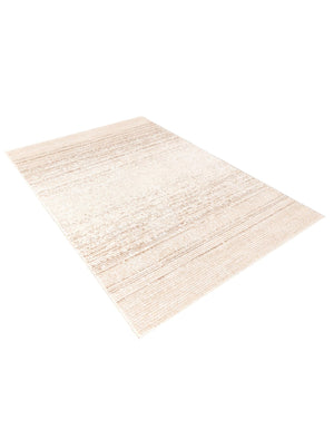 Ivory 4' 1 x 6' 3 Gemstone Rectangle Area Rug Polypropylene Contemporary Carpet Easy Clean Stain Resistant for Home Design Decorating for Sale at Rug Engine