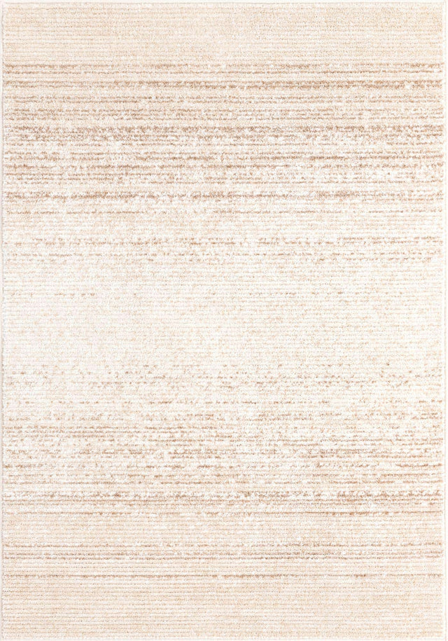 Ivory 4' 1 x 6' 3 Gemstone Rectangle Area Rug Polypropylene Contemporary Carpet Easy Clean Stain Resistant for Home Design Decorating for Sale at Rug Engine