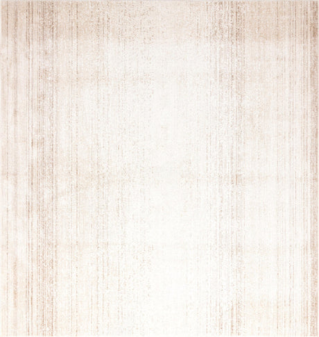 Ivory 9' 10 x 9' 10 Gemstone Square Area Rug Polypropylene Contemporary Carpet Easy Clean Stain Resistant for Home Design Decorating for Sale at Rug Engine