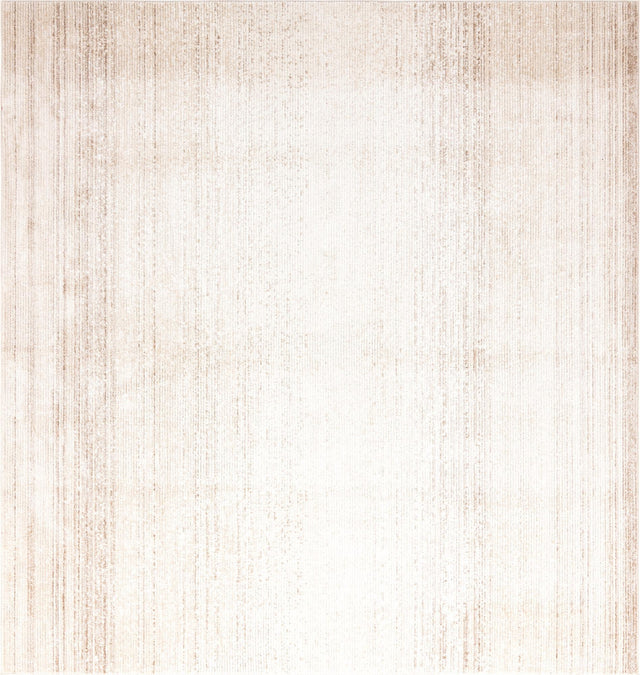 Ivory 9' 10 x 9' 10 Gemstone Square Area Rug Polypropylene Contemporary Carpet Easy Clean Stain Resistant for Home Design Decorating for Sale at Rug Engine