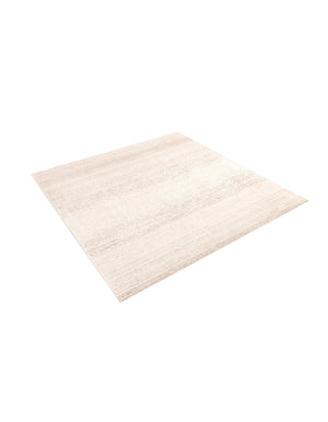 Ivory 9' 10 x 9' 10 Gemstone Square Area Rug Polypropylene Contemporary Carpet Easy Clean Stain Resistant for Home Design Decorating for Sale at Rug Engine