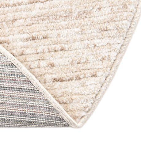 Ivory 7' 10 x 10' 2 Gemstone Oval Area Rug Polypropylene Contemporary Carpet Easy Clean Stain Resistant for Home Design Decorating for Sale at Rug Engine