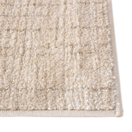Ivory 4' 1 x 4' 1 Gemstone Octagon Area Rug Polypropylene Contemporary Carpet Easy Clean Stain Resistant for Home Design Decorating for Sale at Rug Engine