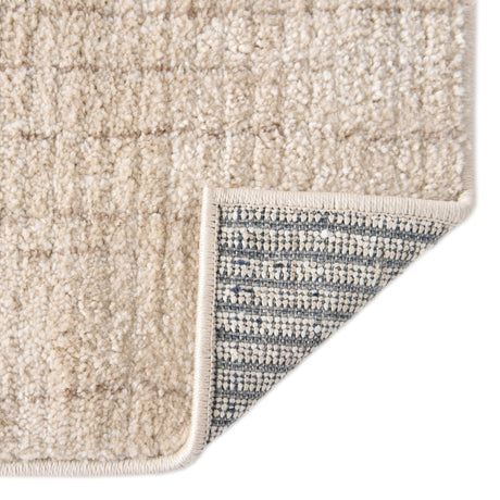 Ivory 4' 1 x 4' 1 Gemstone Octagon Area Rug Polypropylene Contemporary Carpet Easy Clean Stain Resistant for Home Design Decorating for Sale at Rug Engine
