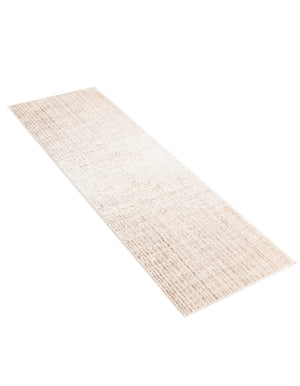 Ivory 2' 2 x 5' 11 Gemstone Runner Area Rug Polypropylene Contemporary Carpet Easy Clean Stain Resistant for Home Design Decorating for Sale at Rug Engine