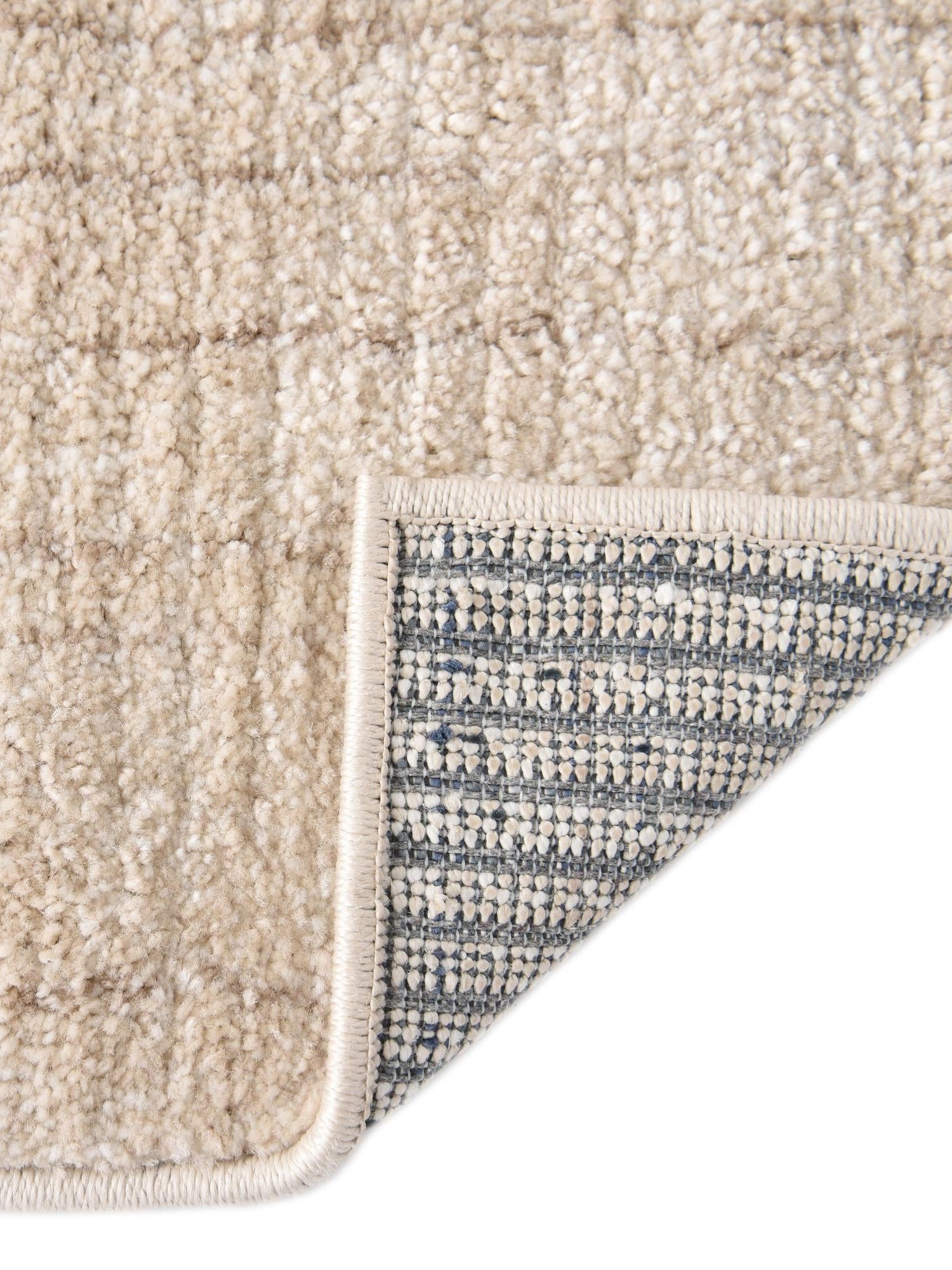 Ivory 2' 2 x 5' 11 Gemstone Runner Area Rug Polypropylene Contemporary Carpet Easy Clean Stain Resistant for Home Design Decorating for Sale at Rug Engine