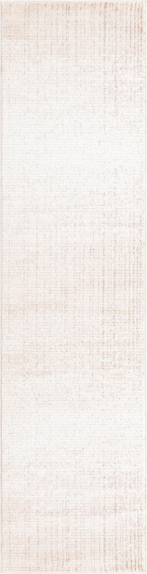 Ivory 2' 2 x 8' Gemstone Runner Area Rug Polypropylene Contemporary Carpet Easy Clean Stain Resistant for Home Design Decorating for Sale at Rug Engine