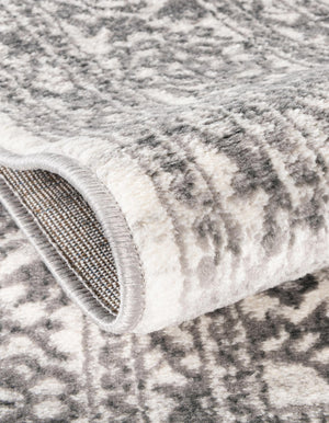 White 5' 3 x 5' 3 Boston Octagon Area Rug 55% Polypropylene & 45% Polyester Easy Clean Traditional Classical Carpet for Contemporary Living Dining Room Office Space for Sale at Rug Engine