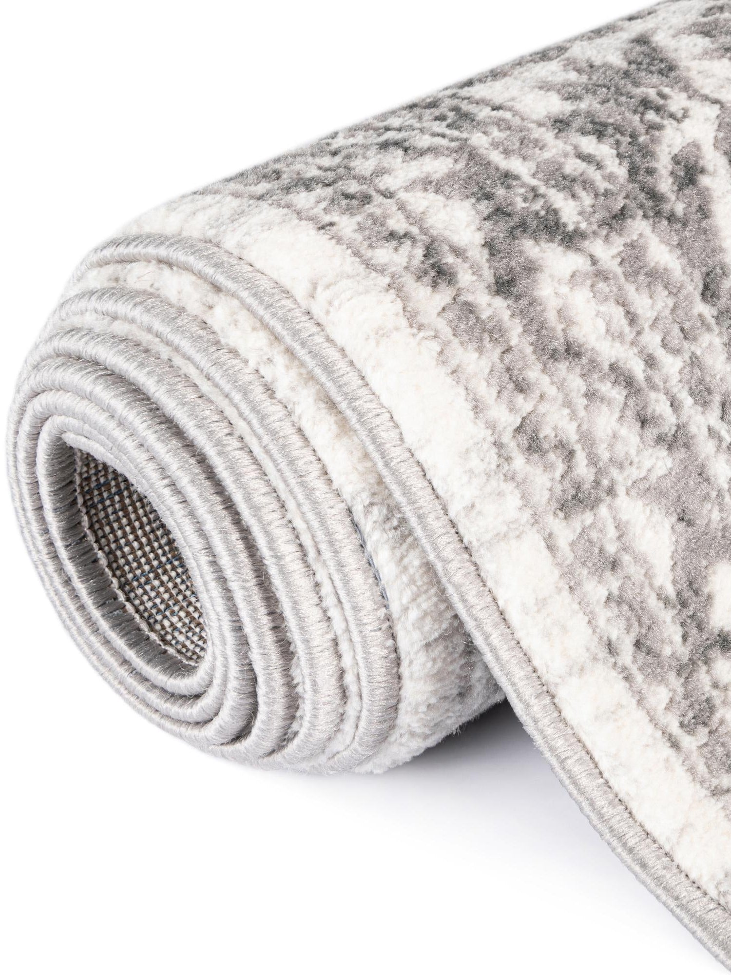 White 3' 3 x 5' 3 Boston Oval Area Rug 55% Polypropylene & 45% Polyester Easy Clean Traditional Classical Carpet for Contemporary Living Dining Room Office Space for Sale at Rug Engine