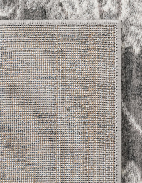 Gray 5' 3 x 5' 3 Boston Octagon Area Rug 55% Polypropylene & 45% Polyester Easy Clean Traditional Classical Carpet for Contemporary Living Dining Room Office Space for Sale at Rug Engine