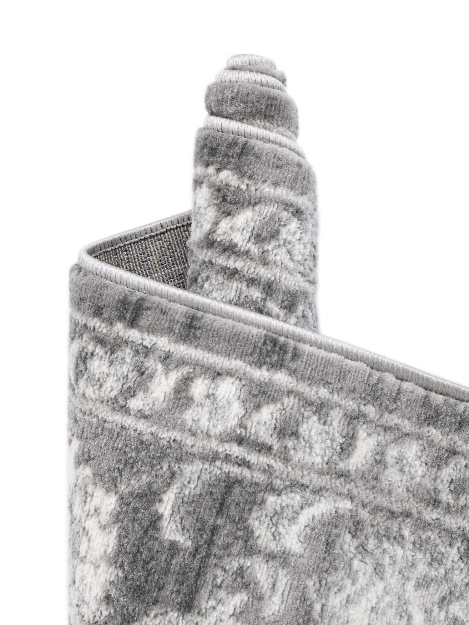 Gray 3' 3 x 5' 3 Boston Oval Area Rug 55% Polypropylene & 45% Polyester Easy Clean Traditional Classical Carpet for Contemporary Living Dining Room Office Space for Sale at Rug Engine