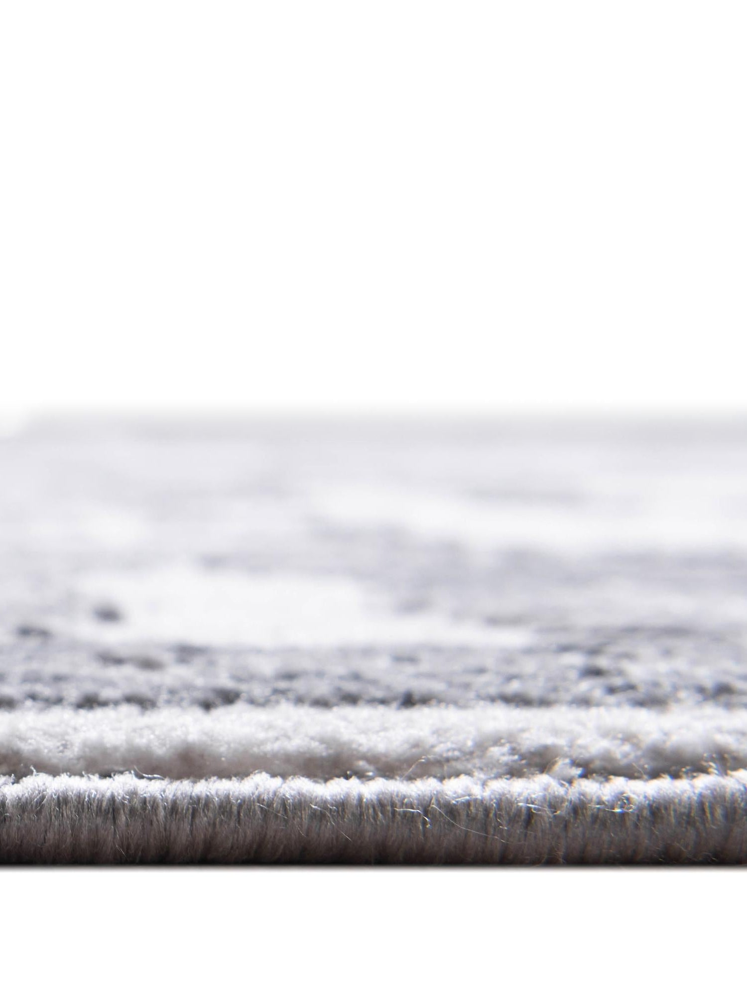 white Gray 3' 3 x 3' 3 Boston Square Area Rug 55% Polypropylene & 45% Polyester Easy Clean Traditional Classical Carpet for Contemporary Living Dining Room Office Space for Sale at Rug Engine
