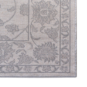 white Gray 5' 3 x 5' 3 Boston Square Area Rug 55% Polypropylene & 45% Polyester Easy Clean Traditional Classical Carpet for Contemporary Living Dining Room Office Space for Sale at Rug Engine