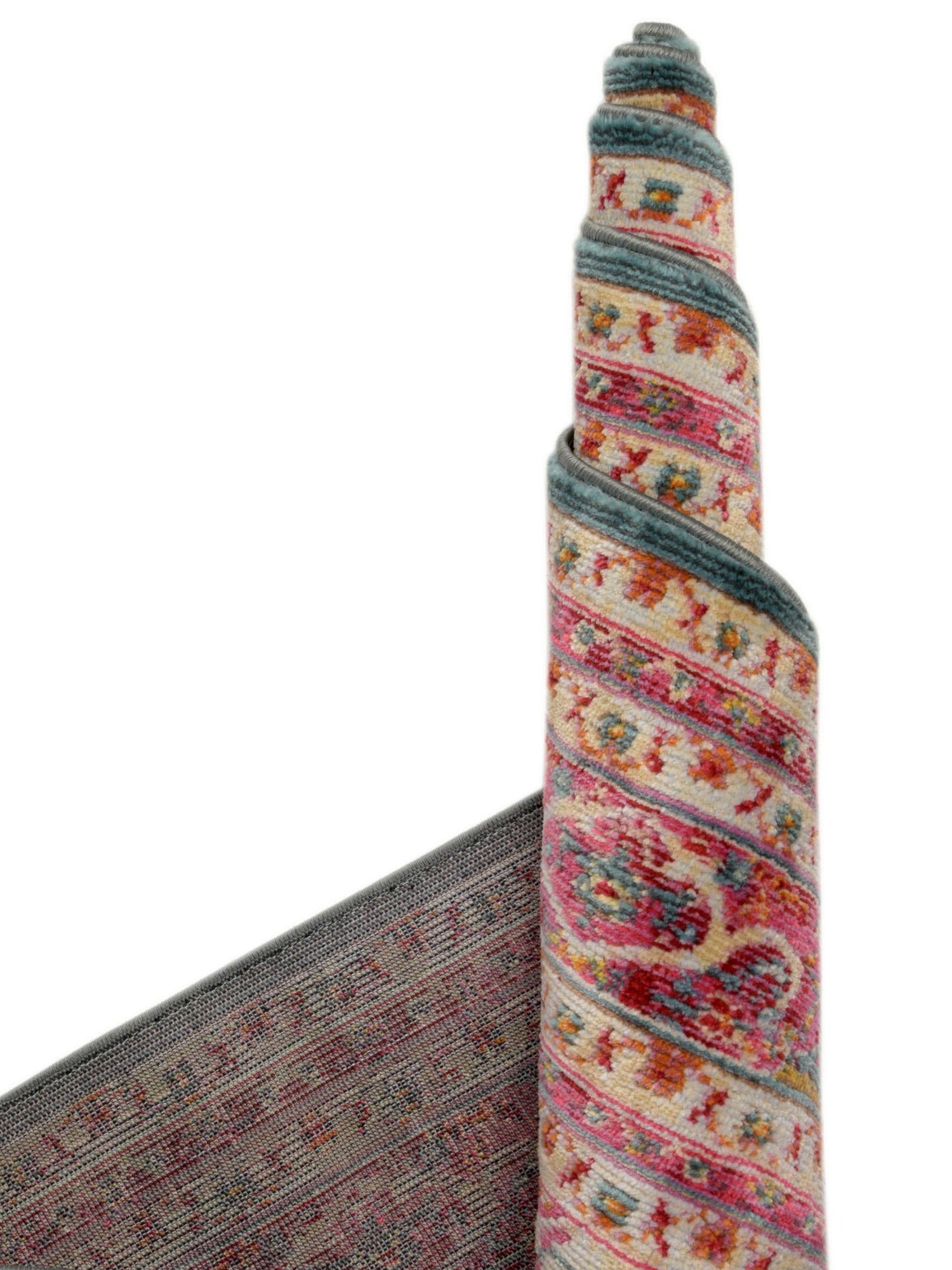 Turquoise 5' x 8' Baracoa Oval Area Rug 100% Polypropylene Distressed Vintage Living Dining Room Office Traditional Carpet for Sale at Rug Engine