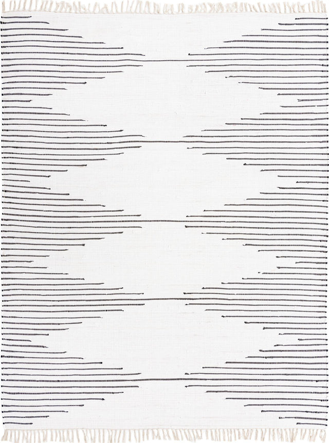 White 8' x 10' Chindi Cotton Rectangle Rug