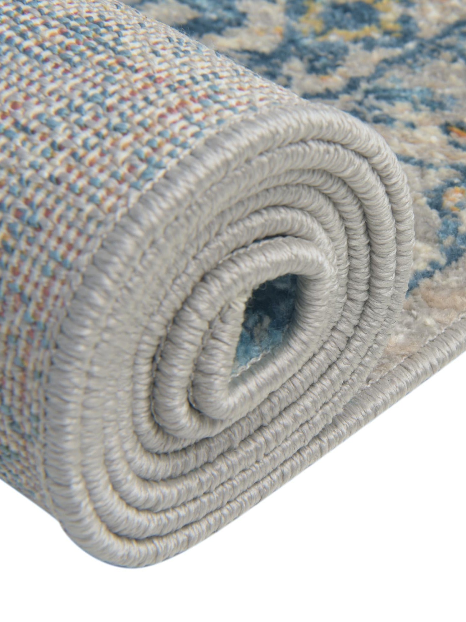 Light Gray 9' x 12' Lola Rectangle Area Rug Polypropylene With Jute Backing Traditional Pattern Easy Clean Carpet for Home Interior Design for Sale at Rug Engine