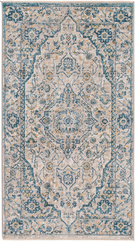 Light Gray 2' 11 x 5' 3 Lola Rectangle Area Rug Polypropylene With Jute Backing Traditional Pattern Easy Clean Carpet for Home Interior Design for Sale at Rug Engine