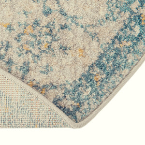 Light Gray 5' 2 x 5' 2 Lola Round Area Rug Polypropylene With Jute Backing Traditional Pattern Easy Clean Carpet for Home Interior Design for Sale at Rug Engine