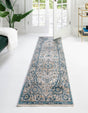 Light Gray 2' x 5' 11 Lola Runner Area Rug Polypropylene With Jute Backing Traditional Pattern Easy Clean Carpet for Home Interior Design for Sale at Rug Engine