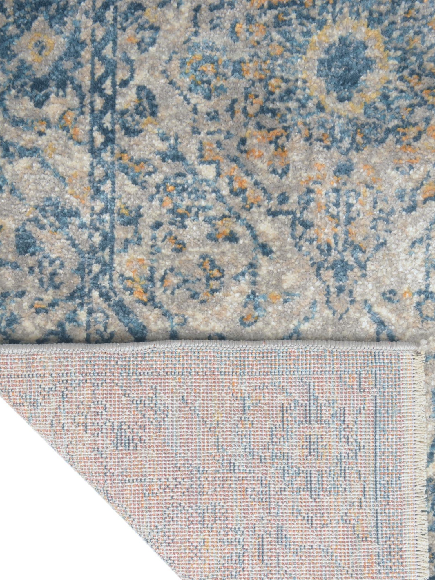 Light Gray 2' 7 x 10' 2 Lola Runner Area Rug Polypropylene With Jute Backing Traditional Pattern Easy Clean Carpet for Home Interior Design for Sale at Rug Engine