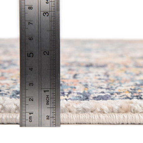 Blue 7' 10 x 10' 2 Lola Oval Area Rug Polypropylene With Jute Backing Traditional Pattern Easy Clean Carpet for Home Interior Design for Sale at Rug Engine