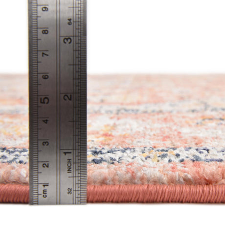 Brick Red 2' 11 x 5' 3 Lola Rectangle Area Rug Polypropylene With Jute Backing Traditional Pattern Easy Clean Carpet for Home Interior Design for Sale at Rug Engine