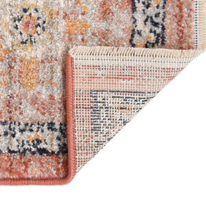 Brick Red 2' 11 x 5' 3 Lola Rectangle Area Rug Polypropylene With Jute Backing Traditional Pattern Easy Clean Carpet for Home Interior Design for Sale at Rug Engine