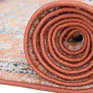 Brick Red 10' x 13' 1 Lola Rectangle Area Rug Polypropylene With Jute Backing Traditional Pattern Easy Clean Carpet for Home Interior Design for Sale at Rug Engine