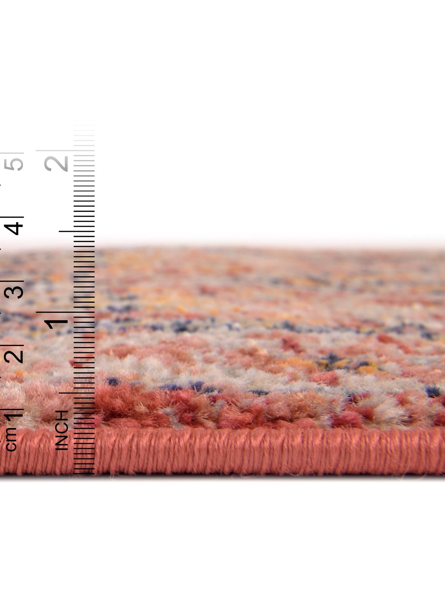 Brick Red 3' 11 x 3' 11 Lola Square Area Rug Polypropylene With Jute Backing Traditional Pattern Easy Clean Carpet for Home Interior Design for Sale at Rug Engine