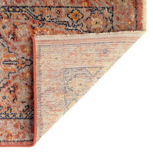 Brick Red 3' 11 x 3' 11 Lola Square Area Rug Polypropylene With Jute Backing Traditional Pattern Easy Clean Carpet for Home Interior Design for Sale at Rug Engine